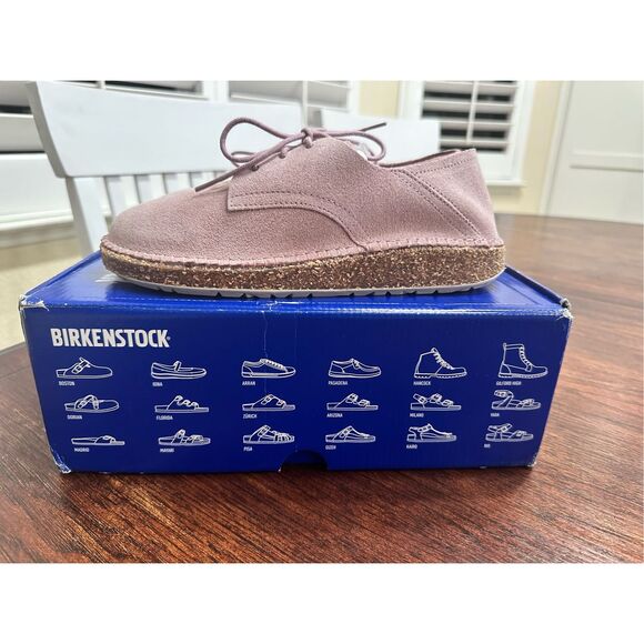 Birkenstock Lavender Gary flats with Suede Upper 38 NARROW - Picture 9 of 9